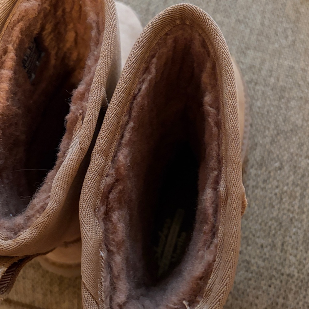 Skechers Chestnut Suede Mid-Calf Winter Boots - Picture 4 of 7